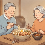 츠케멘 이름 뜻 굵은 면 접시와 진한 국물 그릇이 따로 놓인 츠케멘 상차림