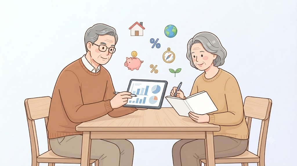 돼지고기 두부 애호박 감자 등 고추장찌개 재료와 고추장찌개 이름 뜻을 보여 주는 장면