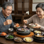 이천쌀밥 이름 뜻을 보여주는 지역 한정식 밥상
