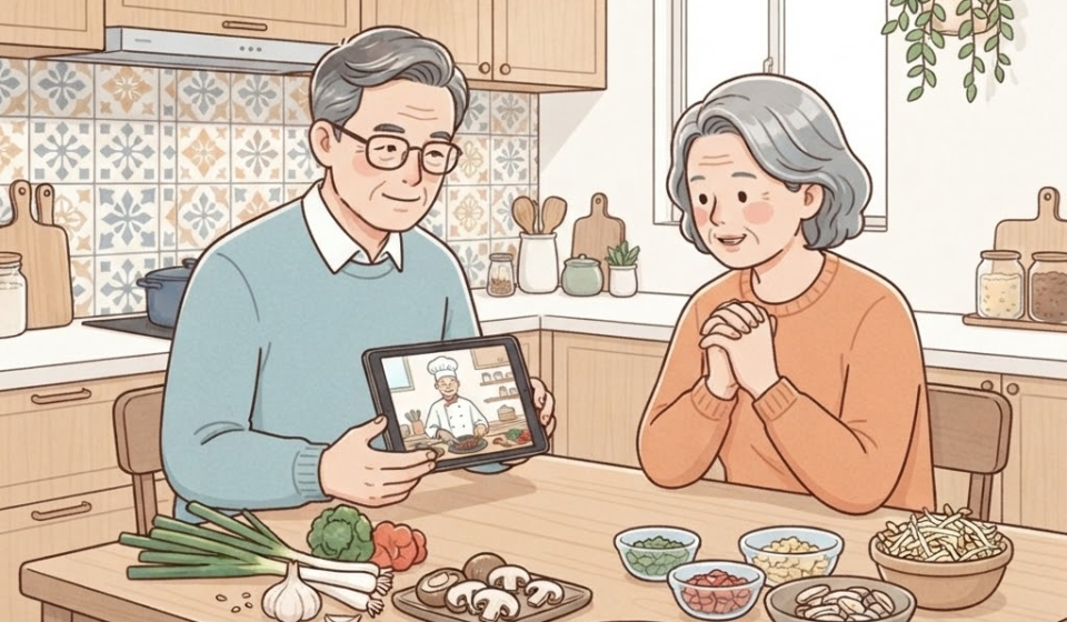 불고기 이름 뜻을 보여주는 한식당 불고기 상차림과 불판 모습