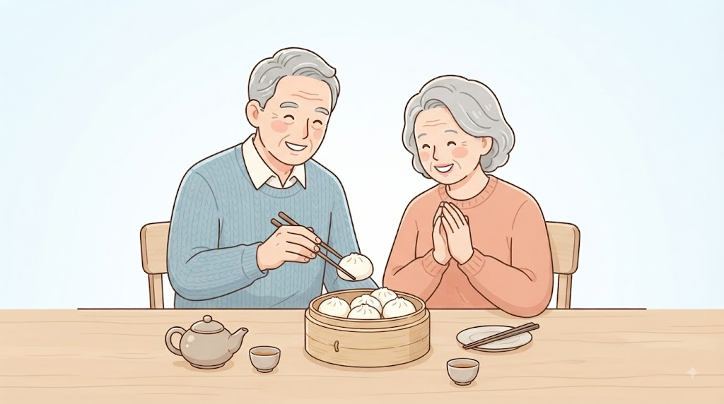 만터우 이름 뜻 중식당 메뉴로 나온 만터우 음식 모습