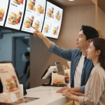 치즈버거 이름 뜻과 메뉴판에서 다양한 버거를 고르는 장면