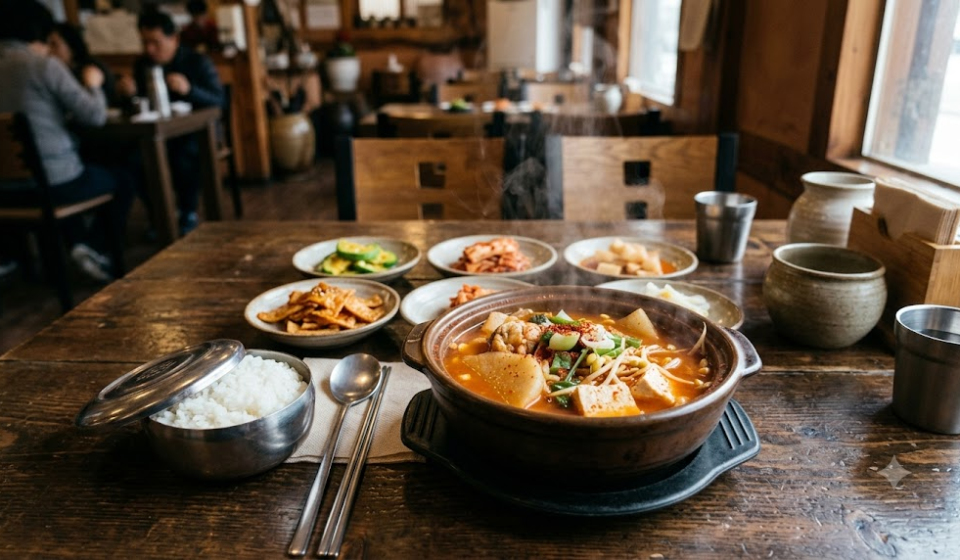 동태탕 이름 뜻 식당에서 동태탕을 고르는 장면을 떠올릴 수 있는 얼큰한 생선탕 한 그릇