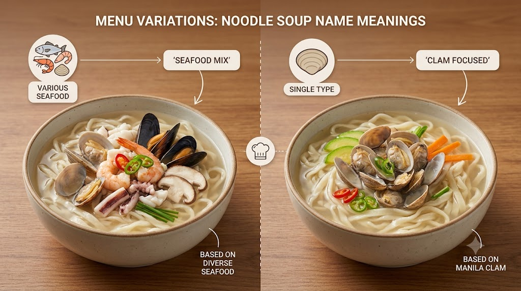 해물칼국수 이름 뜻 관련 이미지 2